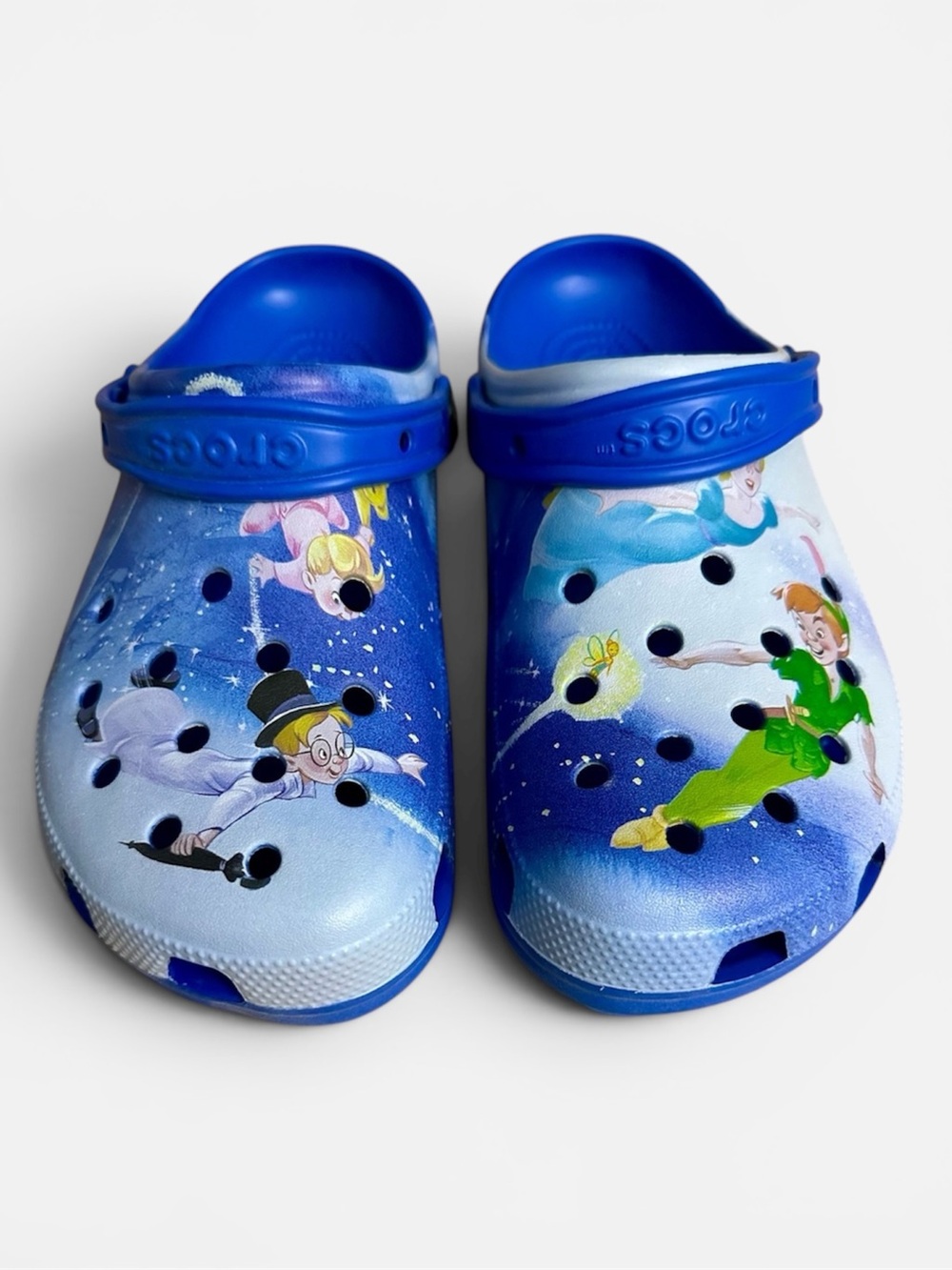 Disney Parks 2023 100 Years Peter Pan Wendy Adult Clogs Crocs Size M6/W8 New